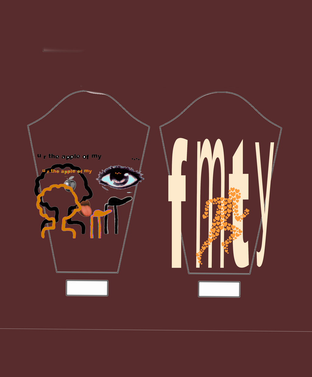 full zip brown