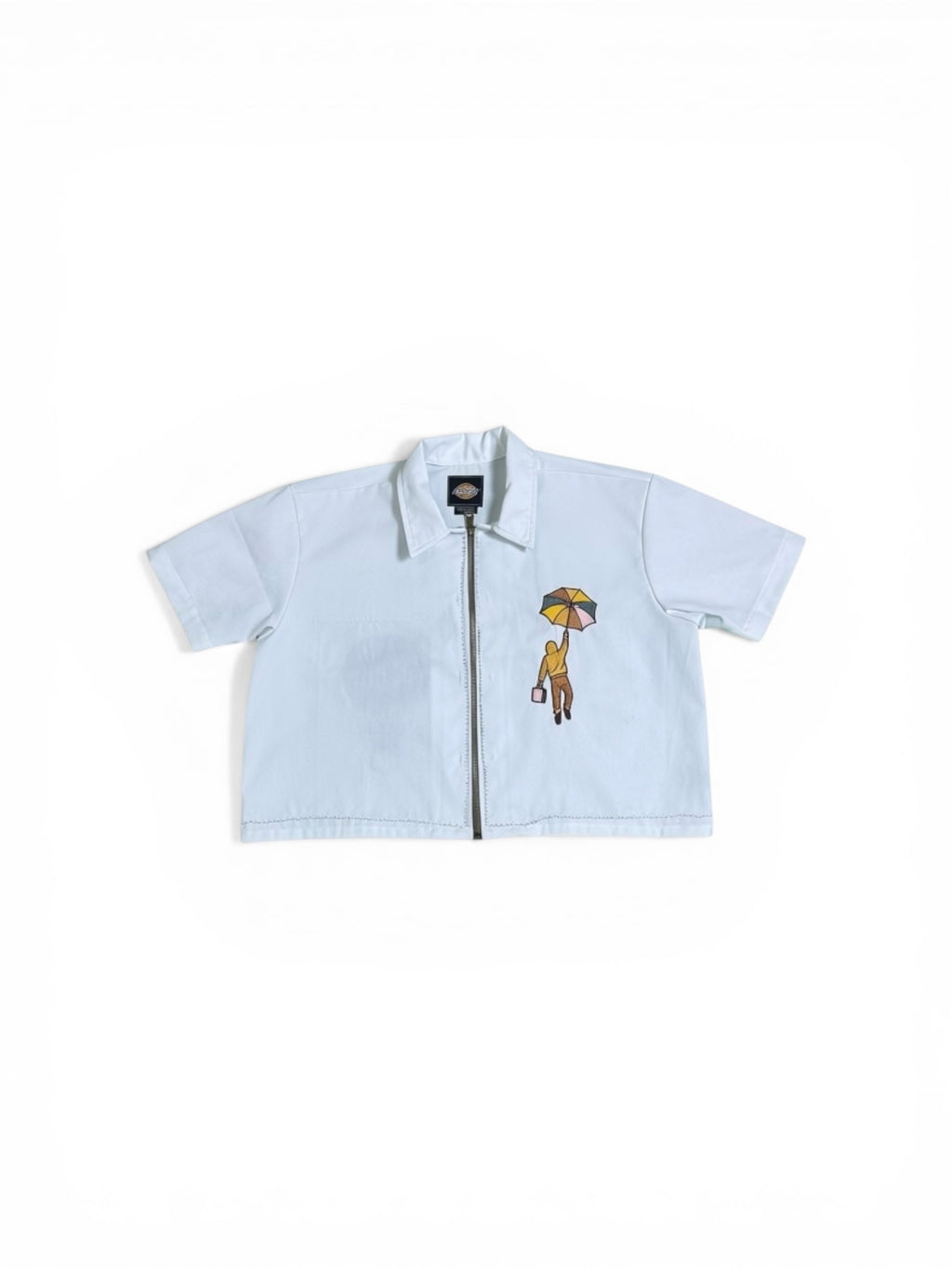 cropped work shirt