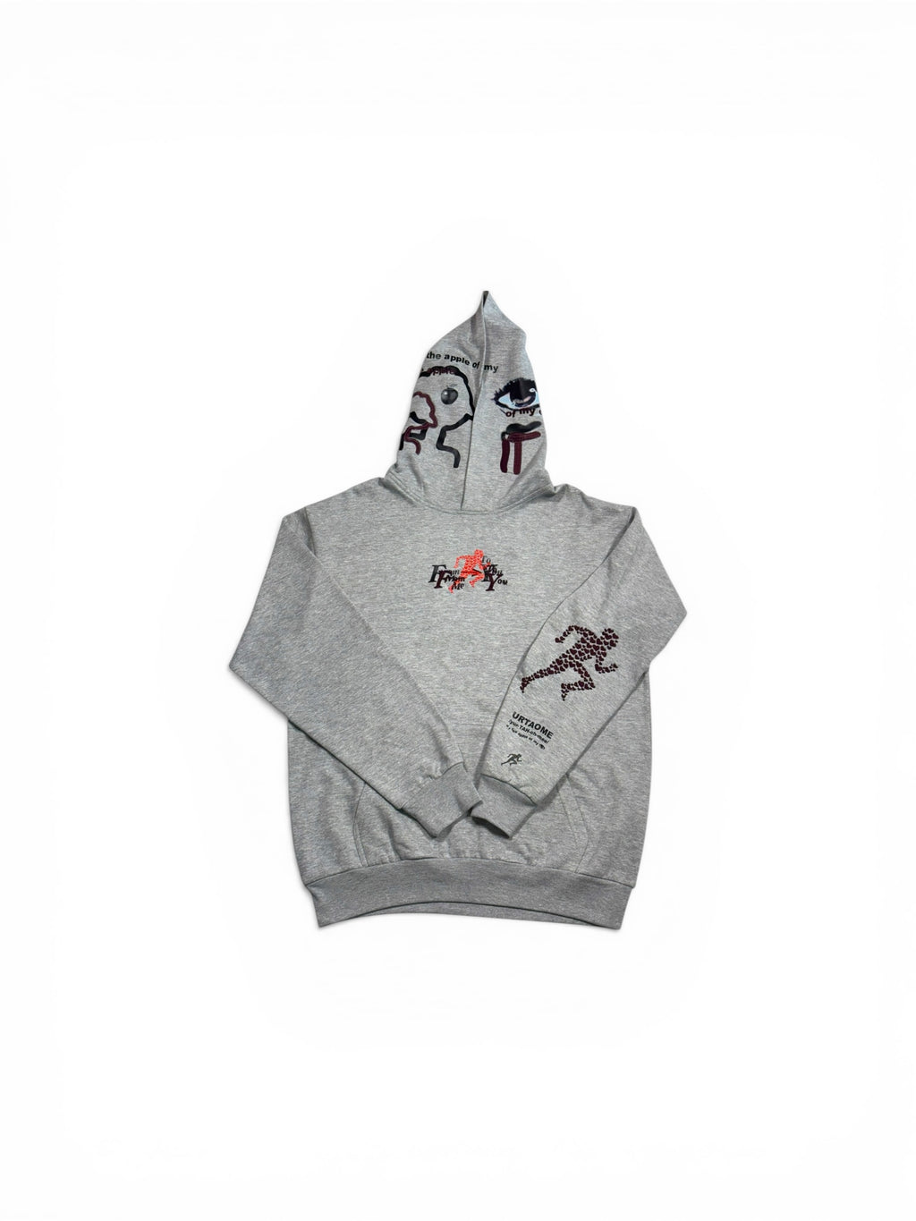 pullover hoodie grey