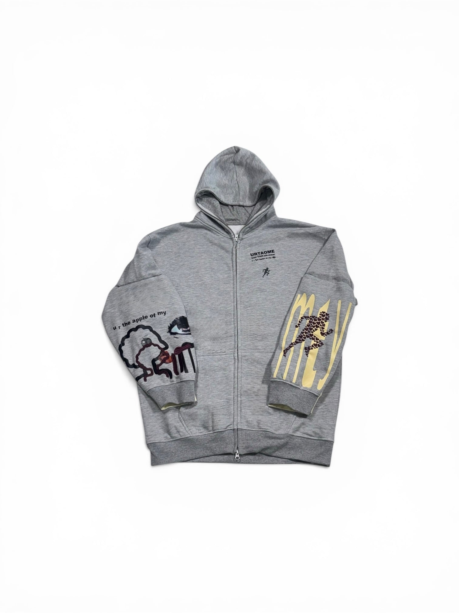 full zip grey