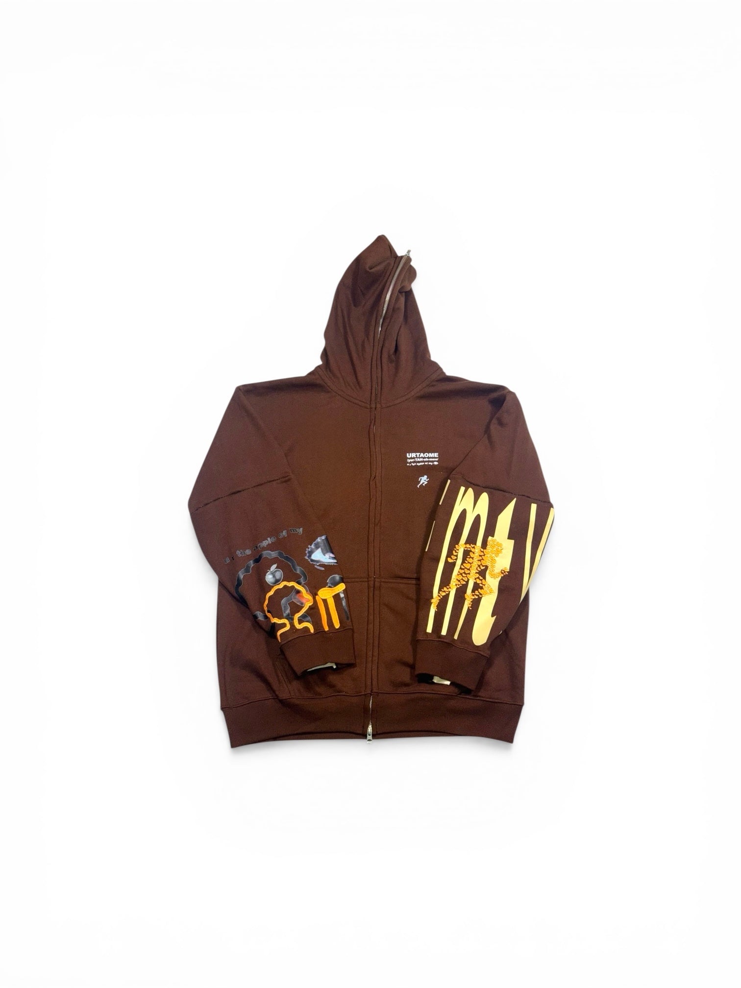 full zip brown