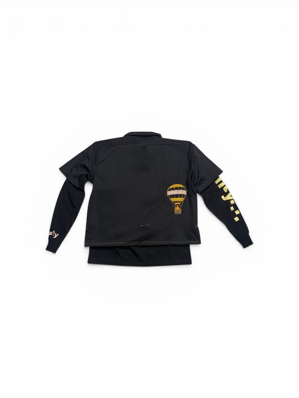 layered work shirt